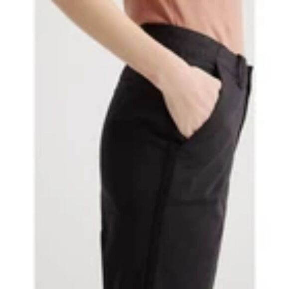 Quince Stretch Cotton Twill Girlfriend Chino Pant Sz 31 (33X27) Black New W Tags - Picture 2 of 11